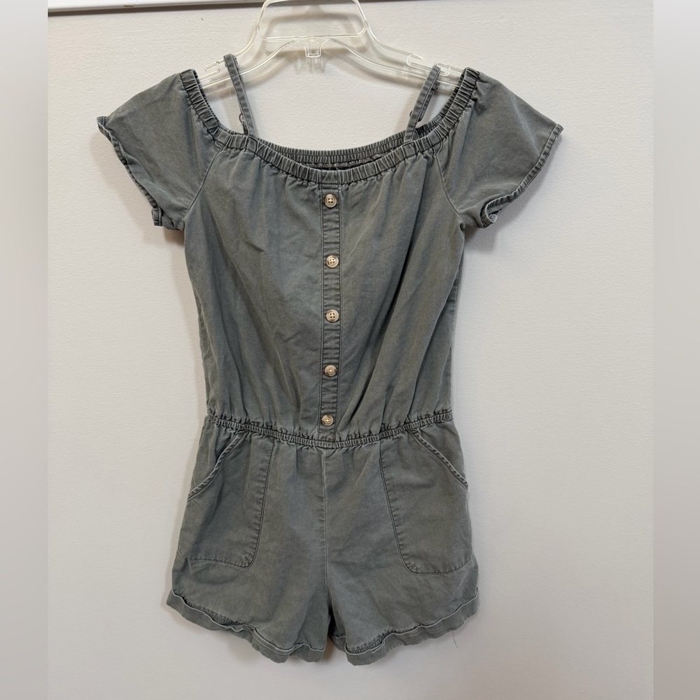 Abercrombie Kids Green Romper